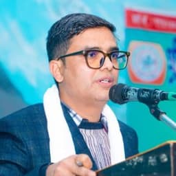 Portrait of Madhav Ghimire